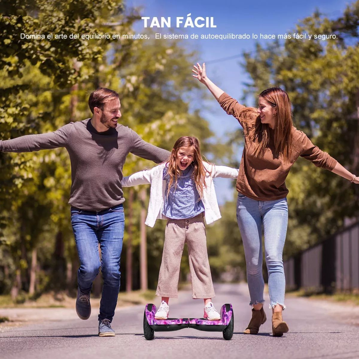 Hoverboard Patineta Electrica Barata Bluetooth Con Luz Led.