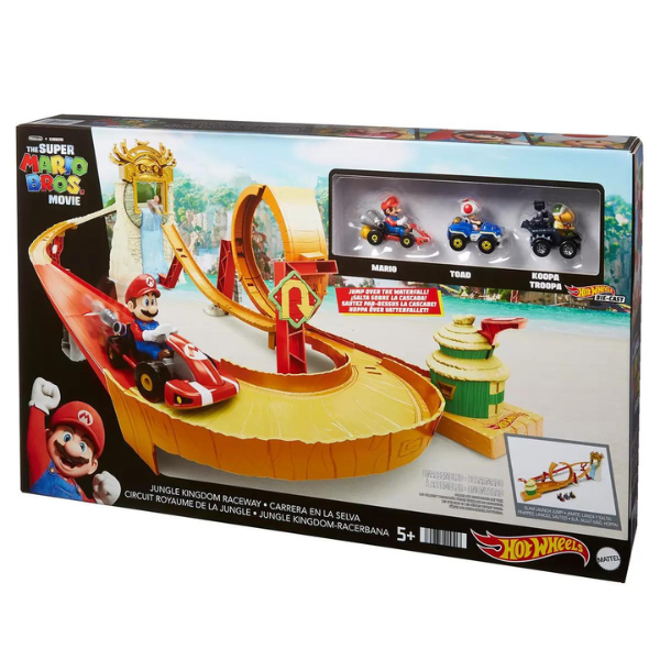 Hot Wheels Super Mario Bros Pista Carrera en La Selva