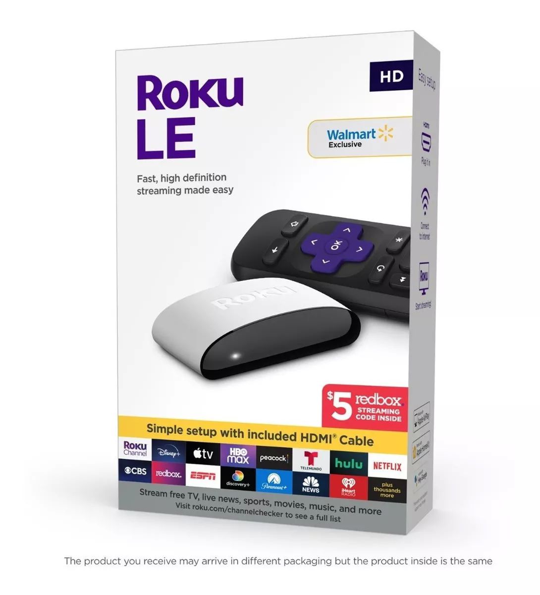 Roku LE 3930S3 estándar HD blanco y negro