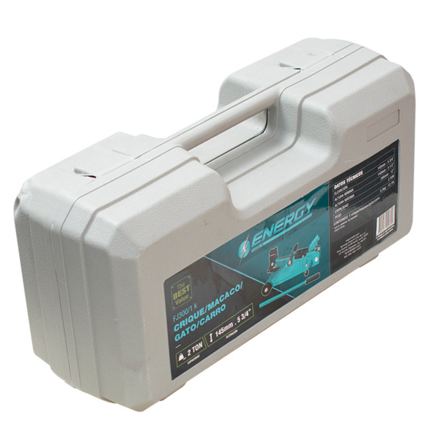 Gato Hidraulico 2 Toneladas, 12" Max en Maletin