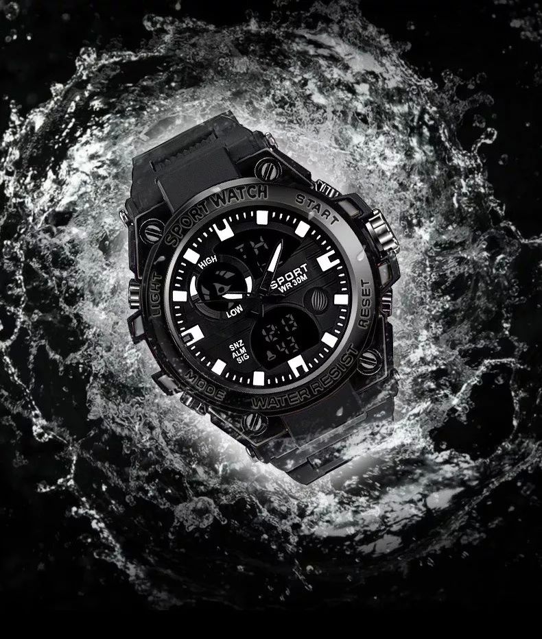 Reloj De Pulsera Táctico Deportivo Impermeable Para Hombre.