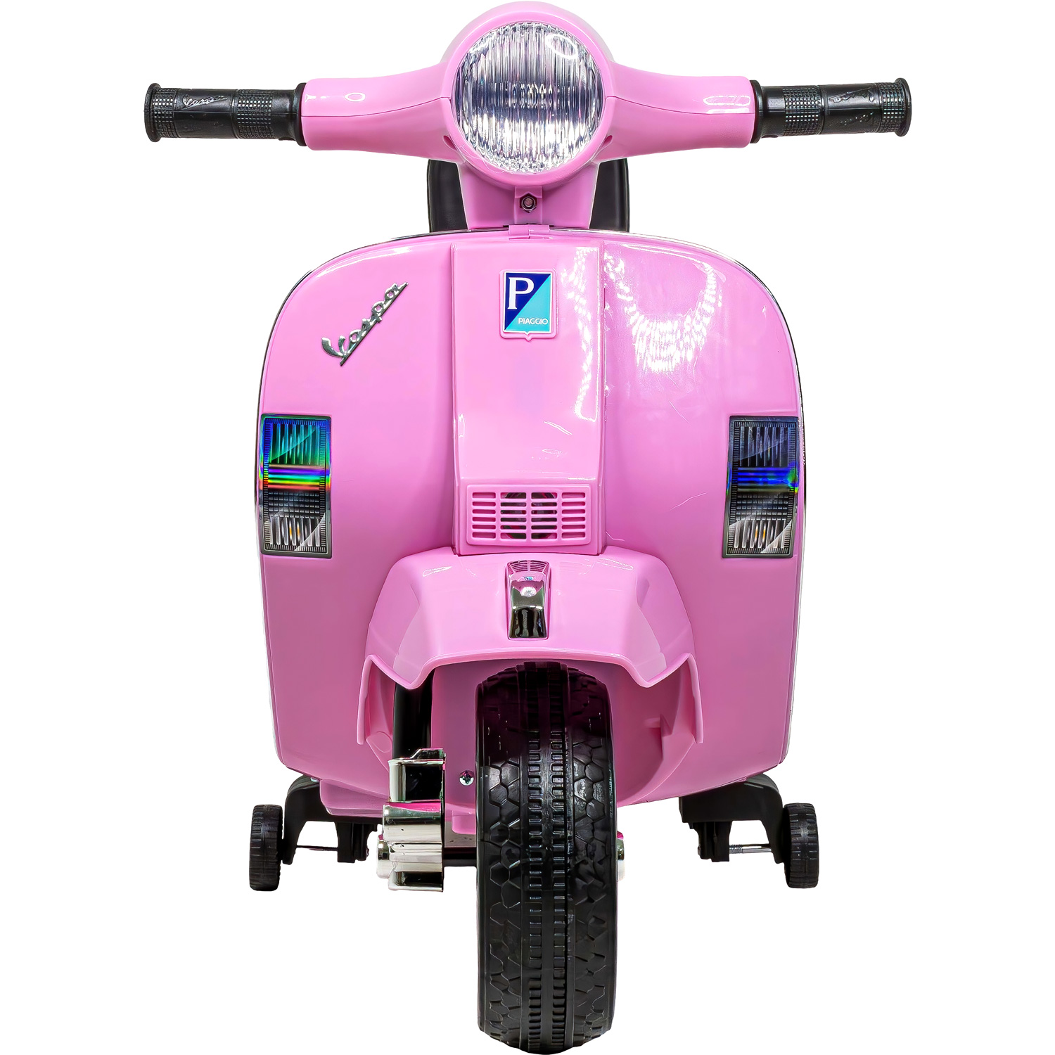 Moto Vespa Eléctrica Montable Niña Ajustable Clásica Rosa 6v