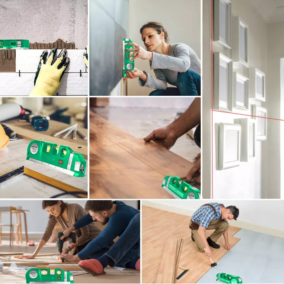 Nivel Láser Verde Autonivelante 16 Líneas Stabilo 360 *8