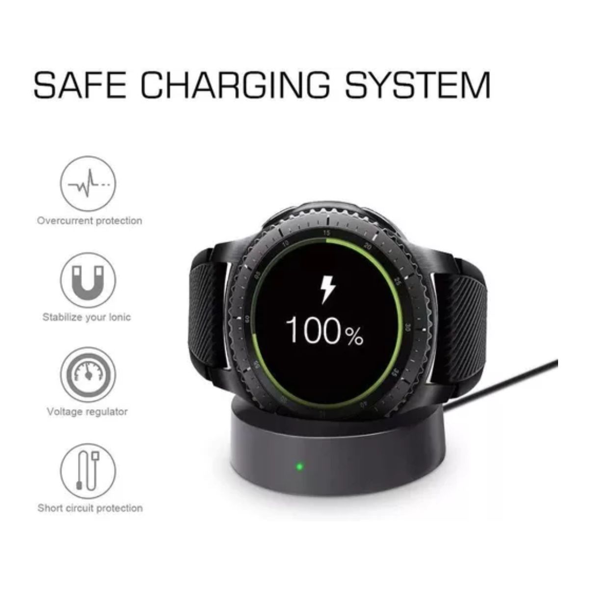 Cargador Samsung Galaxy 42mm/46mm Sport Negro