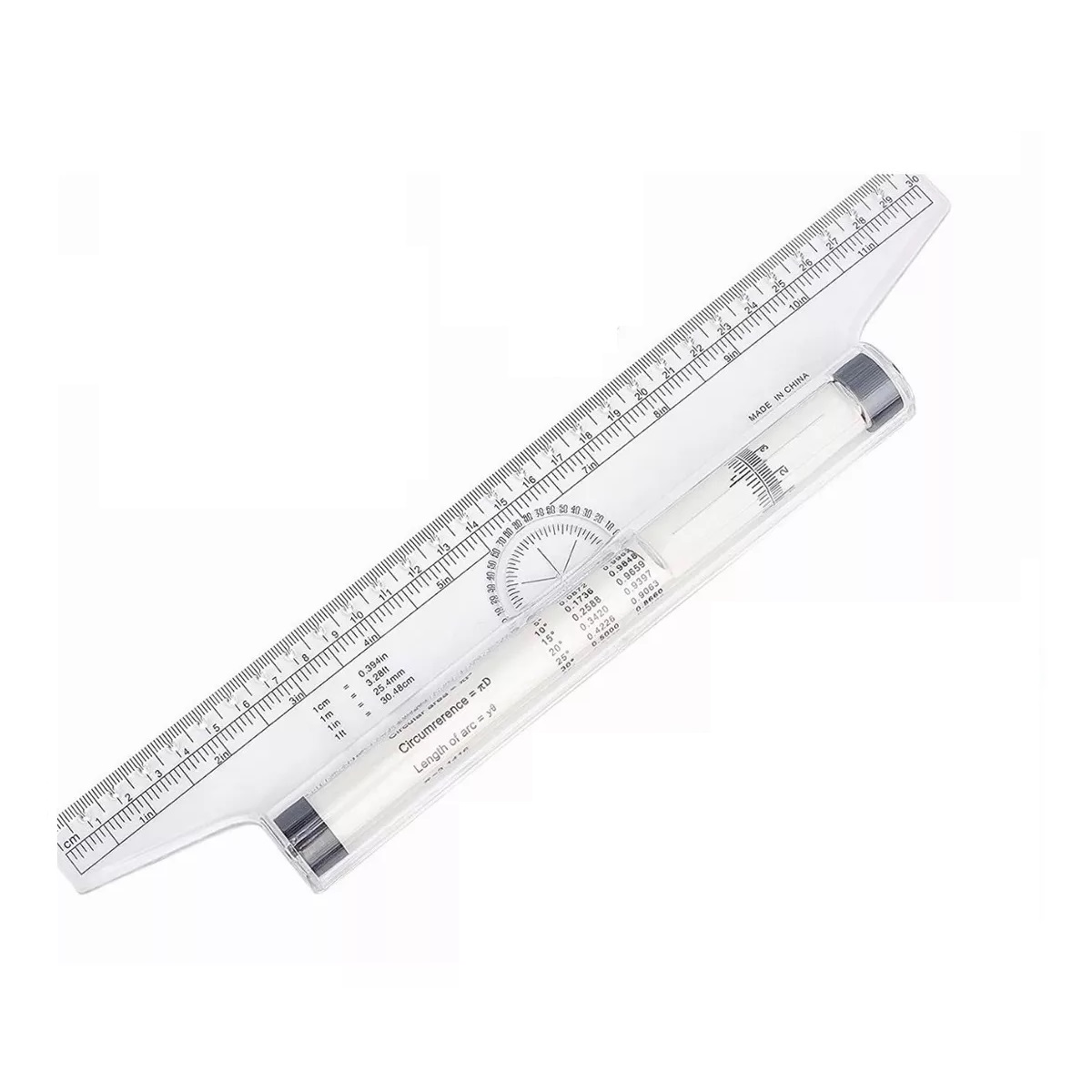 Multi Regla Rodante 30cm De Dibujo Rolling Roller Profesiona