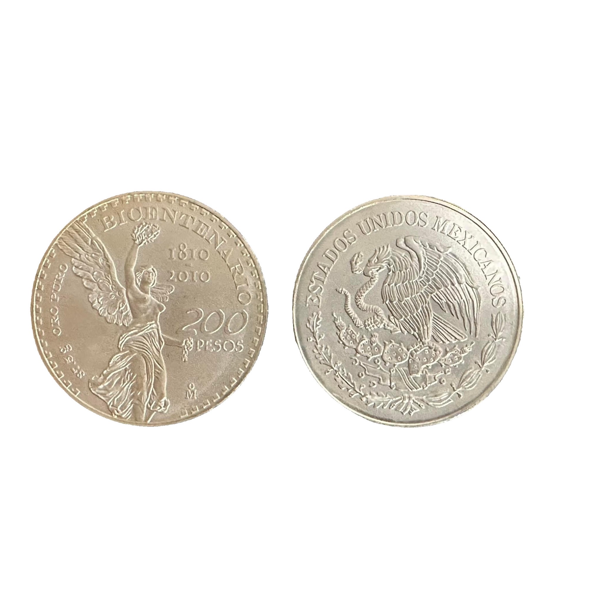 Moneda de Bicentenario Oro 37.5grs SILVER & GOLD 