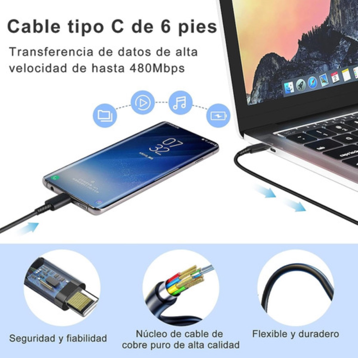 Cargador Para Samsung S21/S20 De Pared De Carga Rapida 25W Con Cable Type C  to C