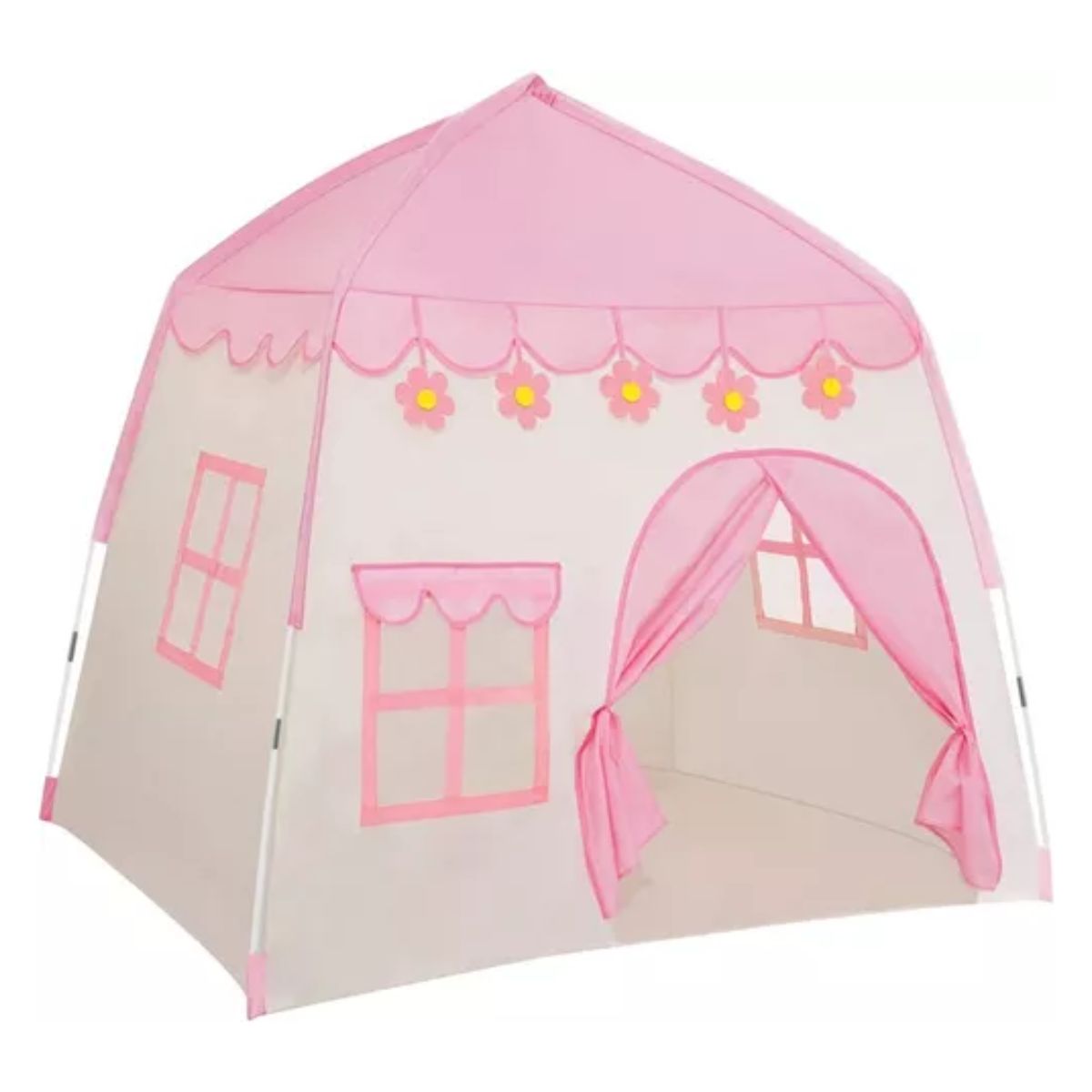 Castillo Casita Carpa Princesa De Niños Interior Y Exterior, Rosa