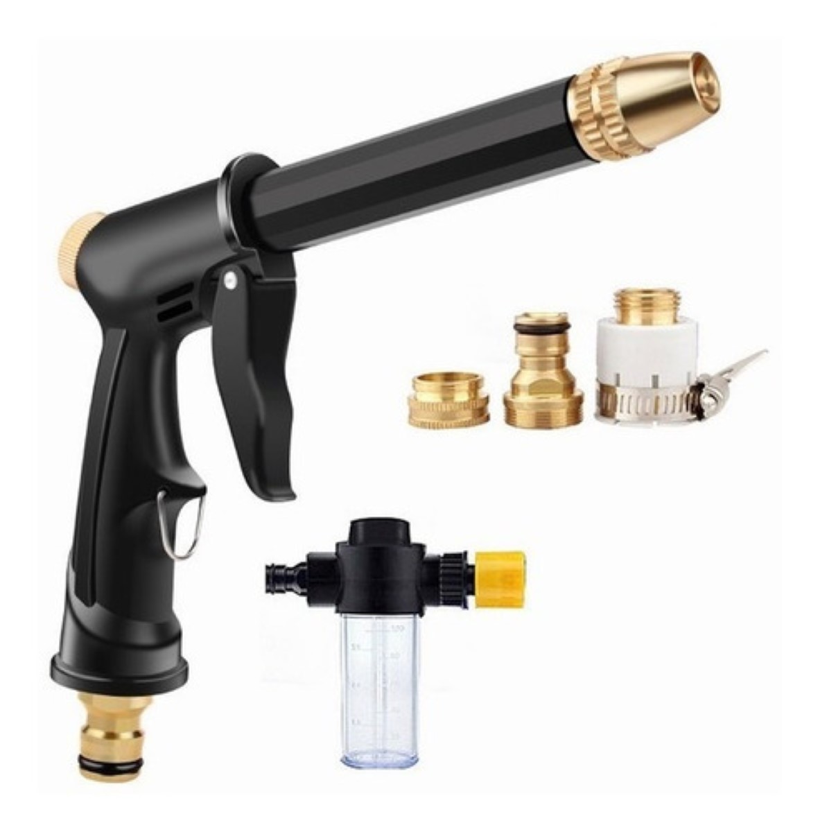 Pistola De Agua Herramienta De Limpieza De Alta Presión, Negro
