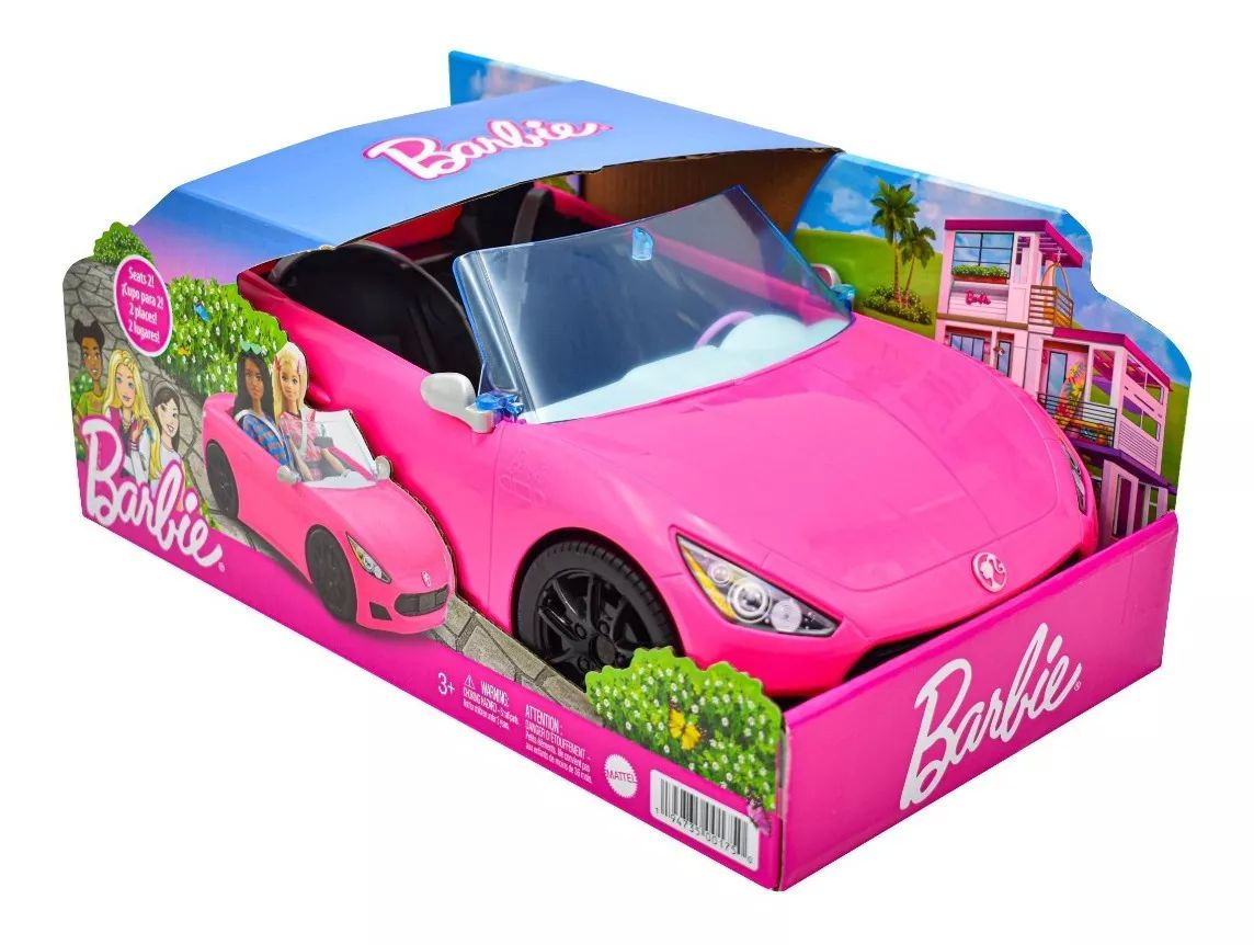 Barbie Estate, Coche Convertible, Set de Juego para niñas de 3 años en adelante