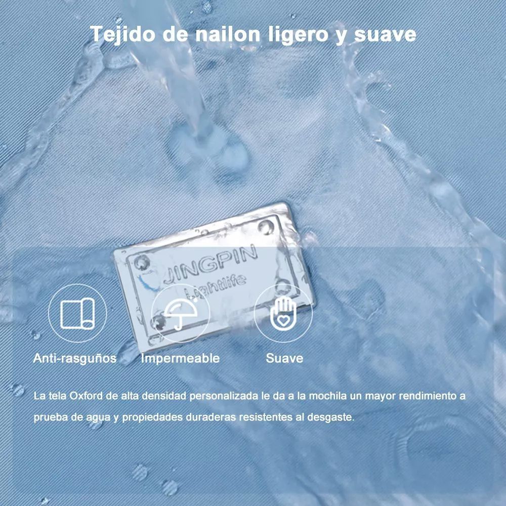 Bolsa Bandolera Mujer Moda Dama Crossbody Gran Capacidad color CELESTE