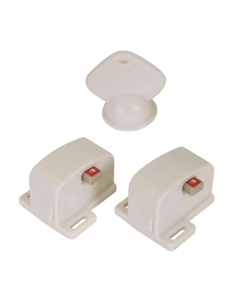 SEGURO MAGNETICO PARA CAJONES 2PZ+1 LLAVE