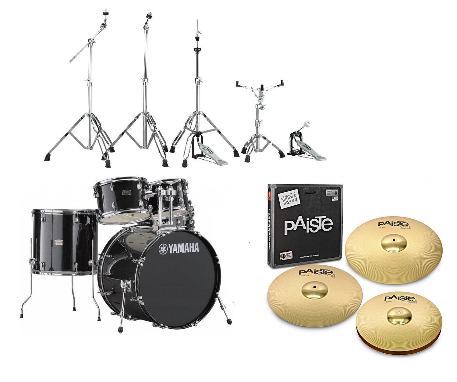 Yamaha Rydeen Rdp2f5blguset Batería Acústica y platillos