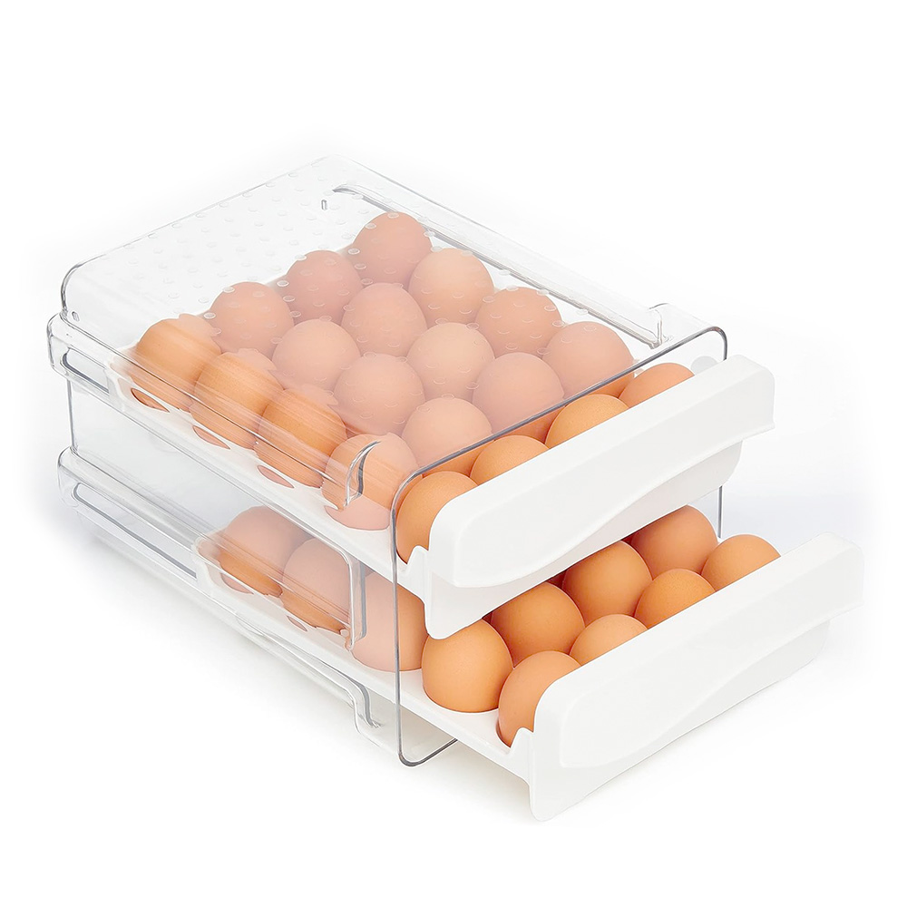 Caja de Almacenamiento para Huevos para Cocina Blancos GENERICO