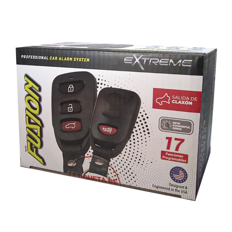 Alarma Auto Extreme Fusion Carros Combo Con 2 Actuadores.