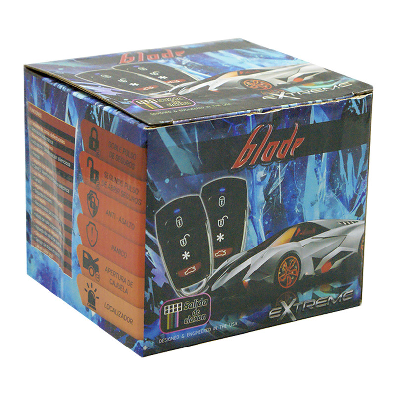 Alarma Auto Extreme Blade Carros Combo Con 2 Actuadores.