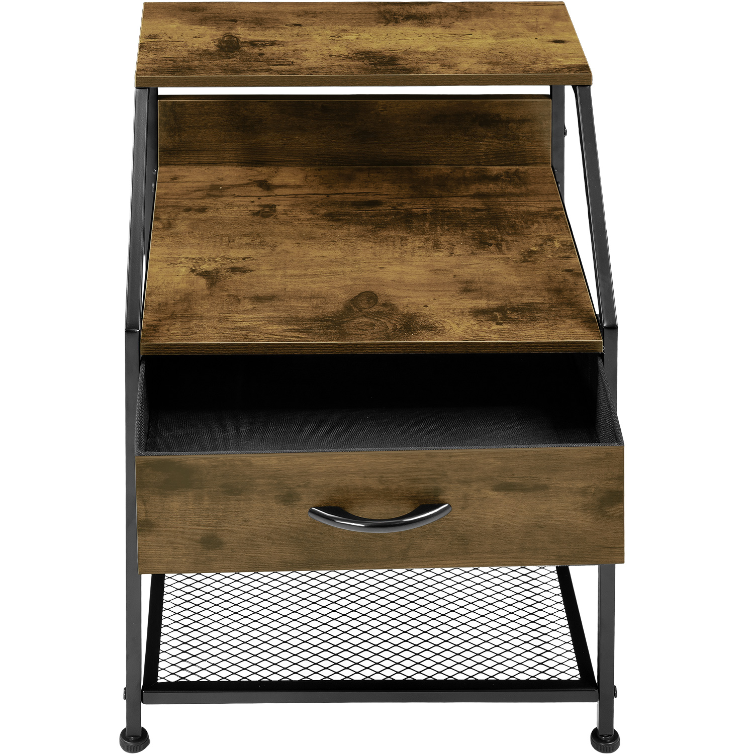 Mueble Buro Comoda Mesa Noche Balda 1 Cajon Moderno Cafe