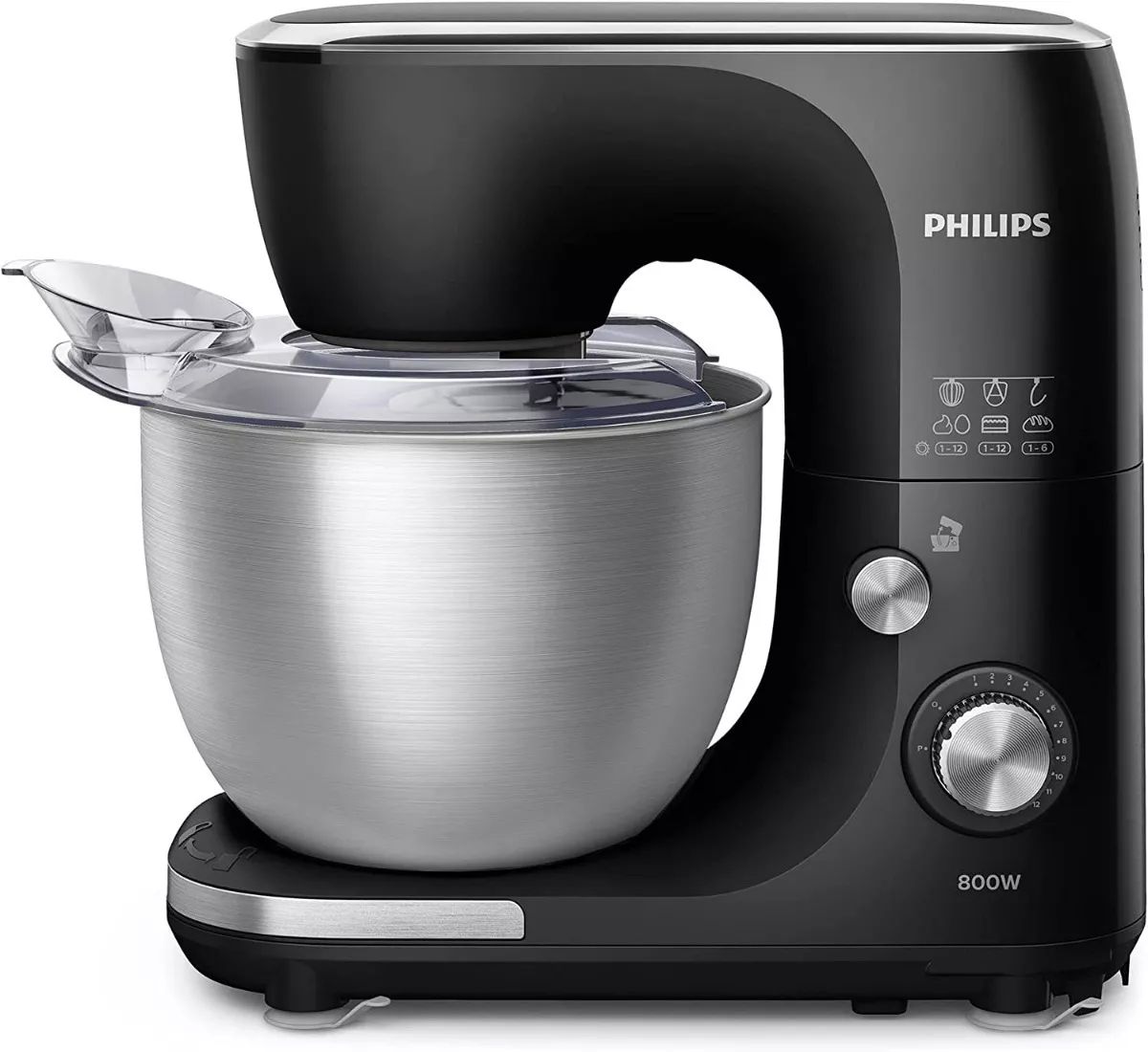 Batidora de pedestal Philips 7000 Series HR7922 negra 127 V