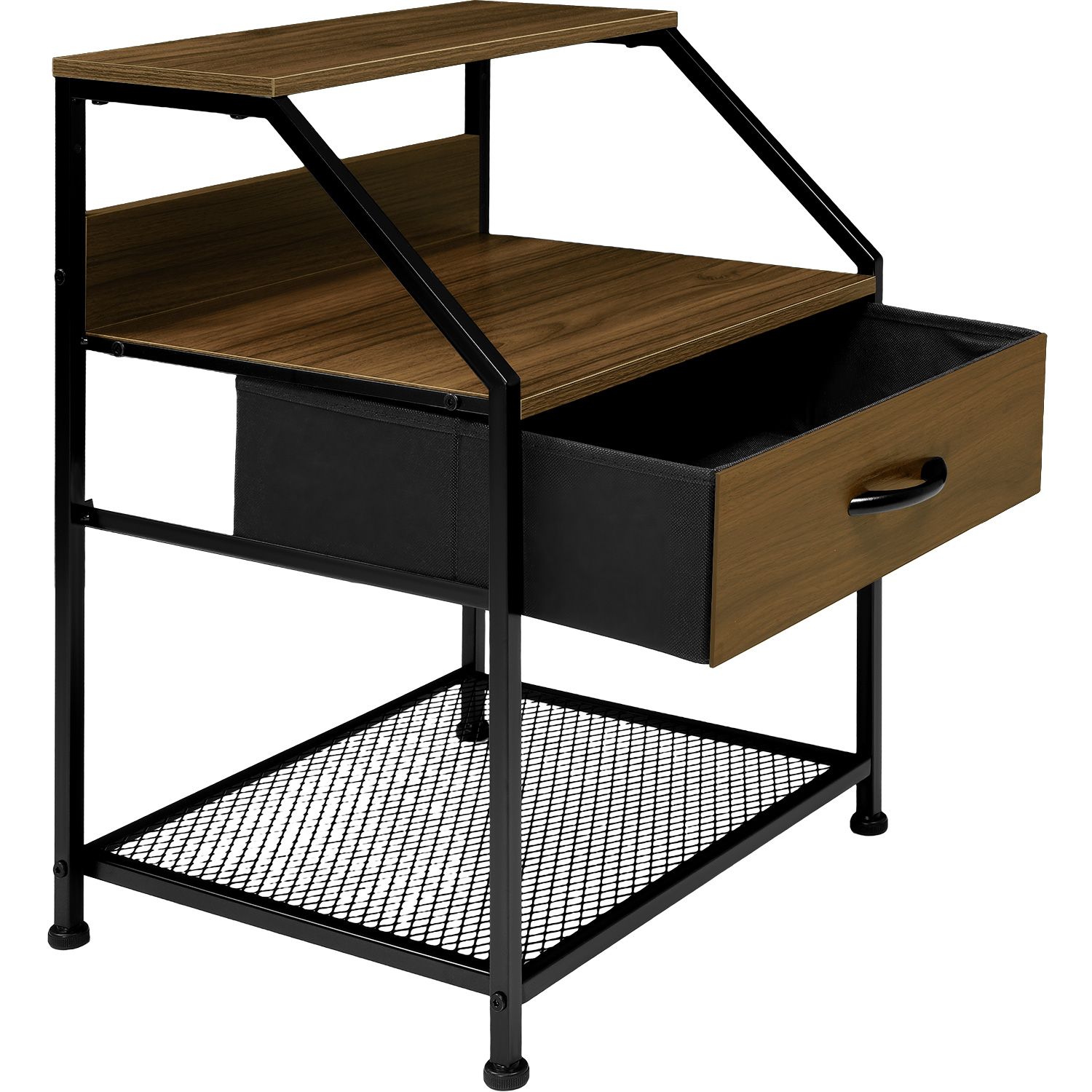 Mueble Buro Comoda Mesa Noche Balda 1 Cajon Moderno Cafe