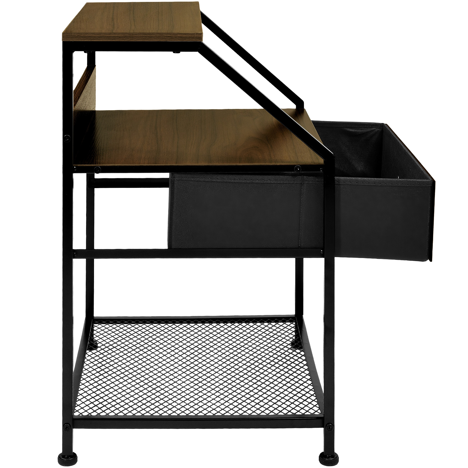 Mueble Buro Comoda Mesa Noche Balda 1 Cajon Moderno Cafe
