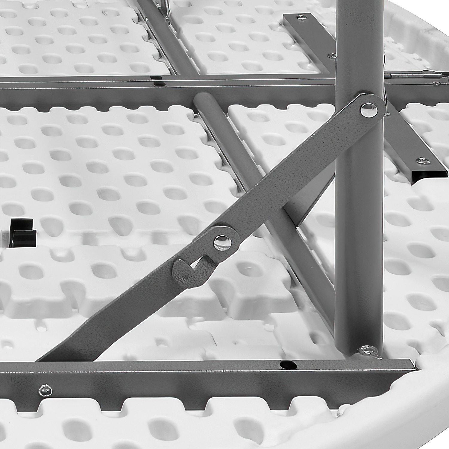 Mesa Plegable Portatil Redonda 1.20m Tipo Portafolio Jardin .