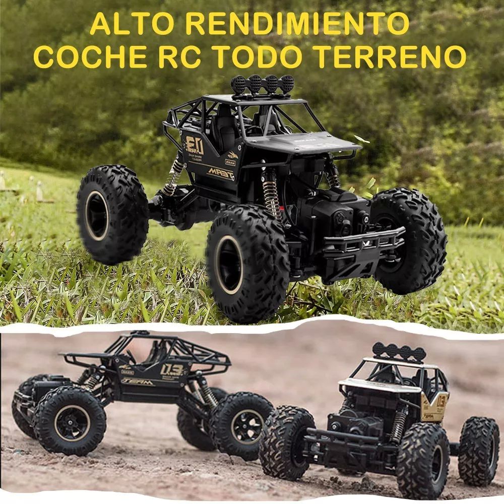 Juguete Carros Control Remoto Escalada 4x4 29cm + 2 Baterías