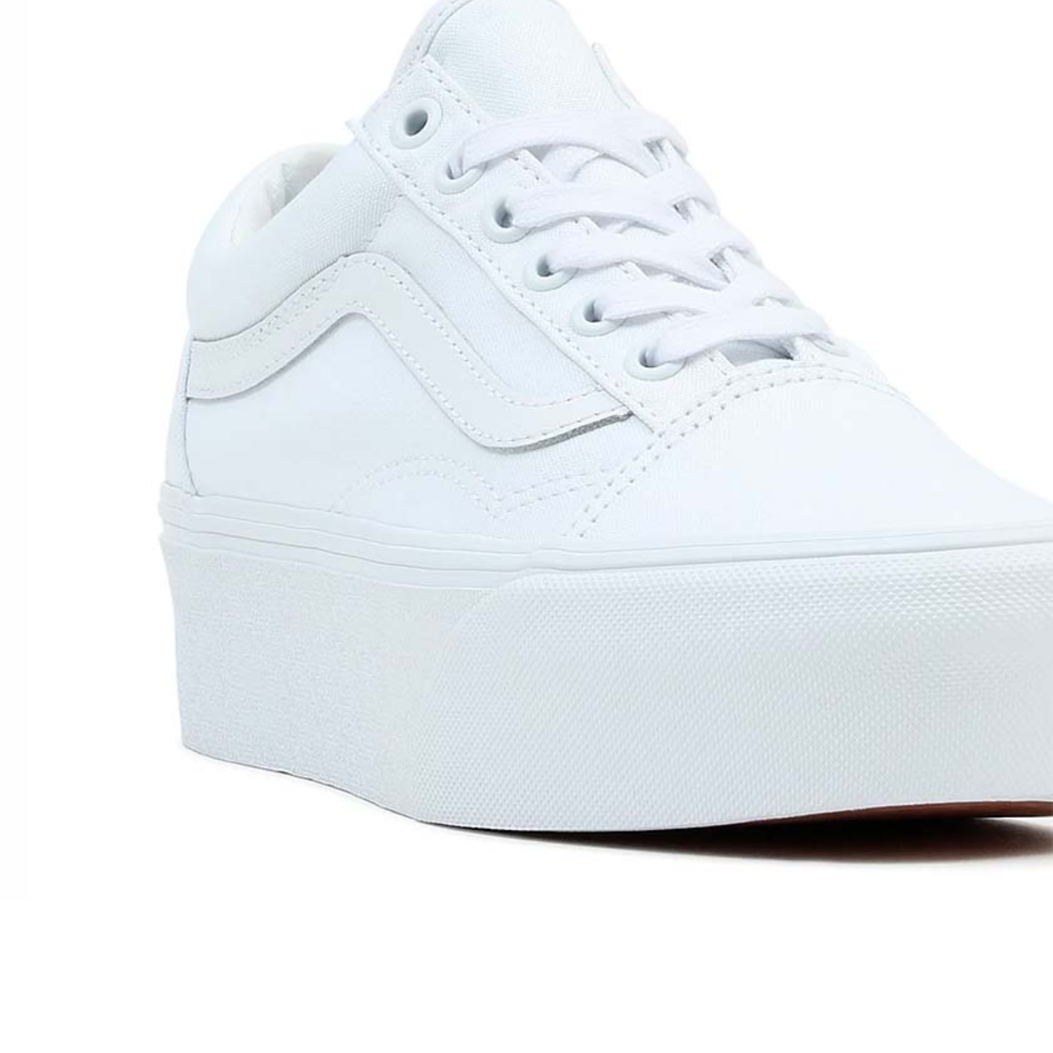 Tenis Casual Vans Old Skool Stackform Blanco De Mujer VN0A7Q5MW00.