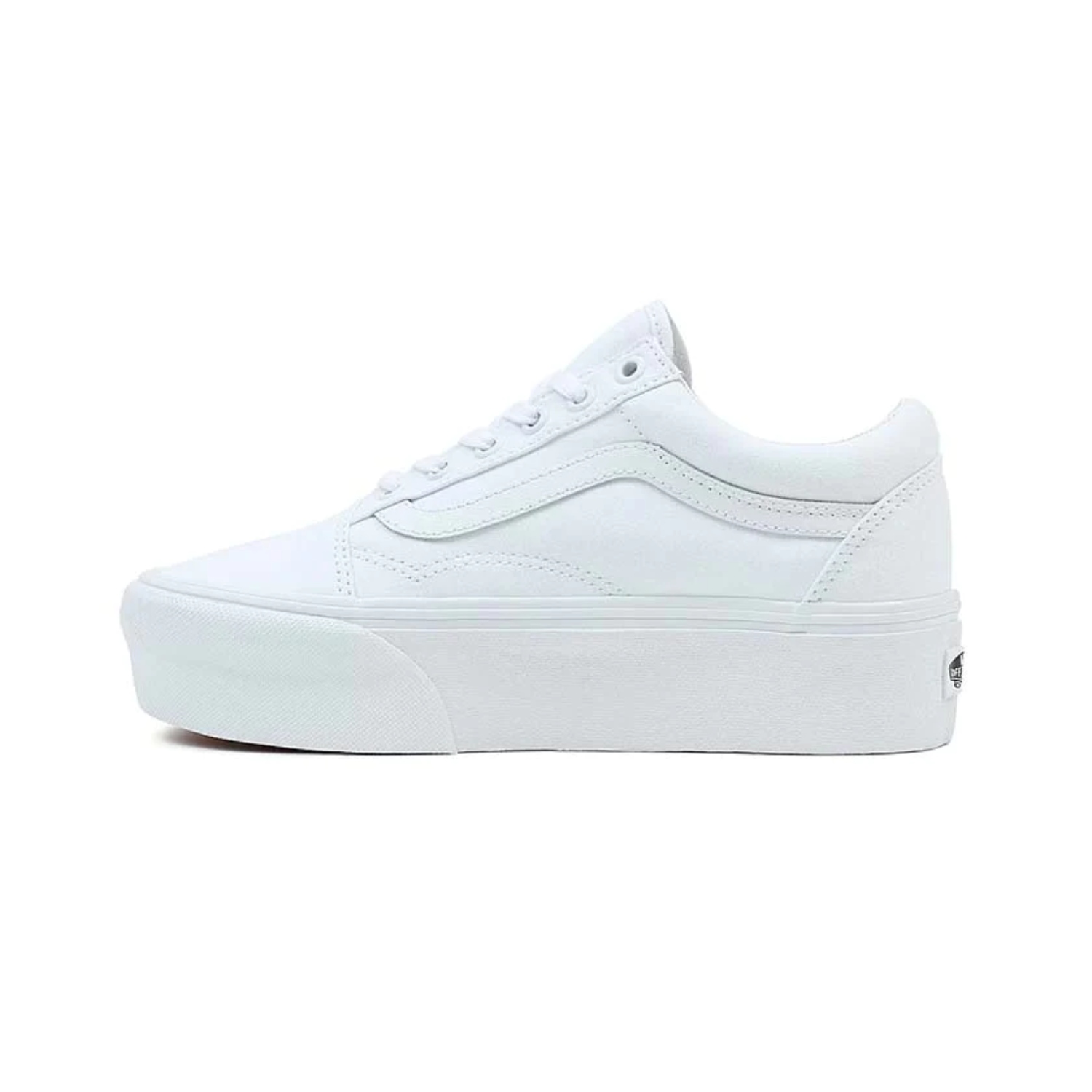 Tenis Casual Vans Old Skool Stackform Blanco De Mujer VN0A7Q5MW00.
