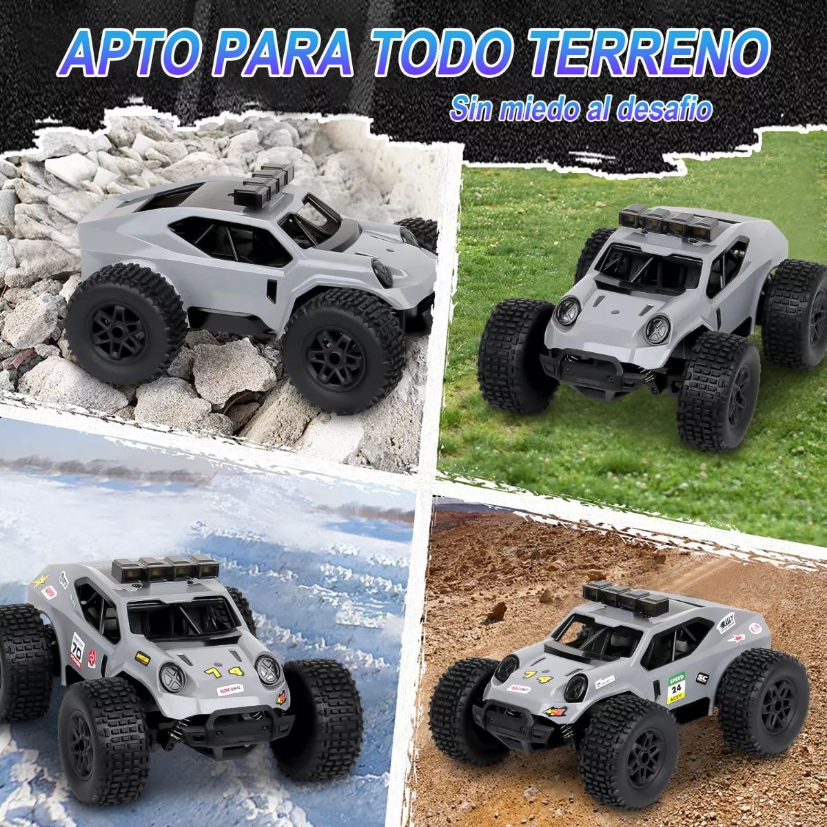 Carros todo discount terreno de juguete