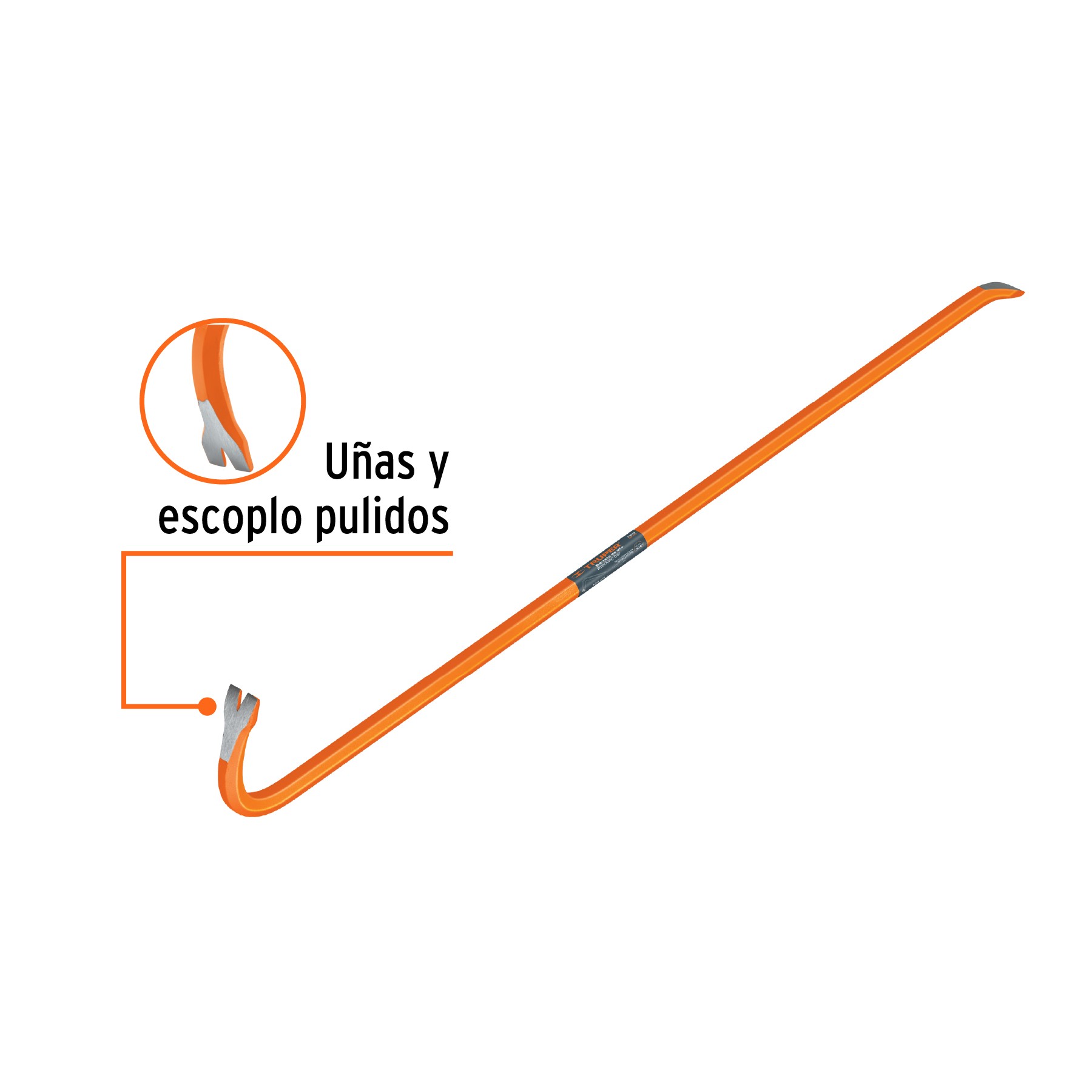 BARRETA DE UÑA DE 3/4" X 105 CM, TRUPER 19633