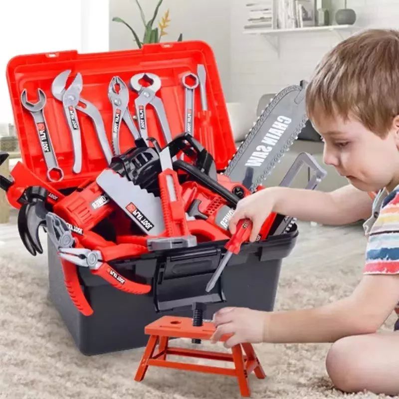 Kit De Herramientas De Reparación De Juguete Para Niños