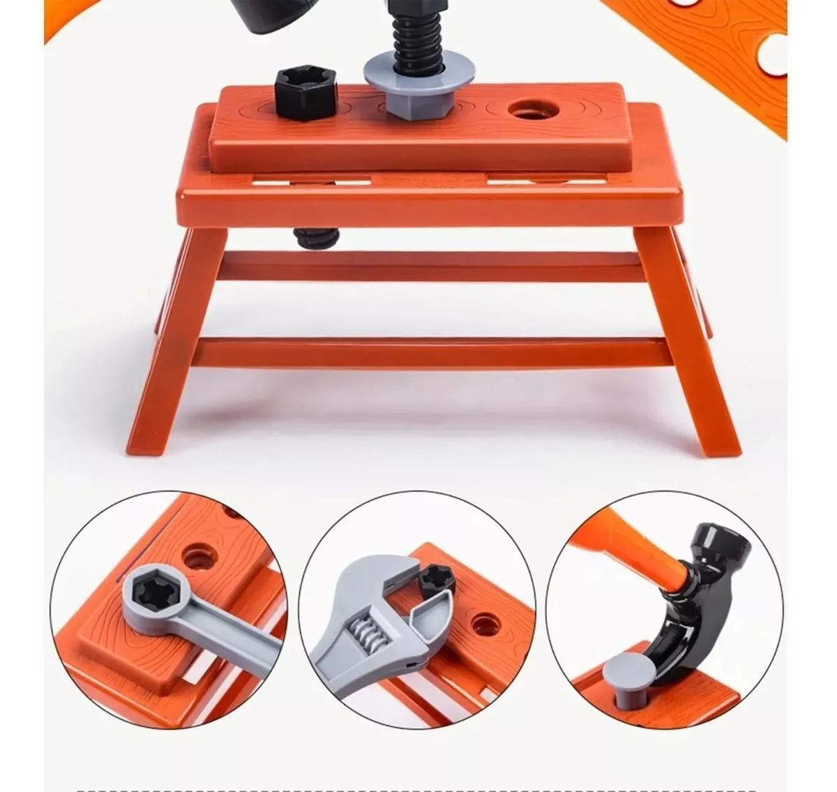 Kit De Herramientas De Reparación De Juguete Para Niños