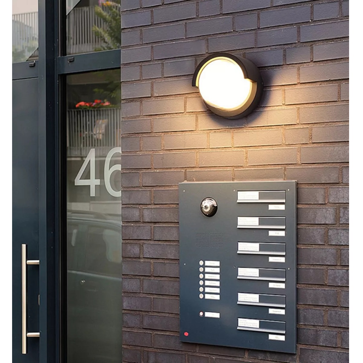 Lámpara De Pared Led De 7w Arbotante Impermeable Exterior