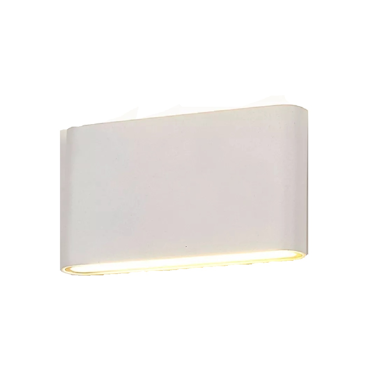 Lampara Arbotante Pared Exterior Interior Para Baño Led 12w Blanco