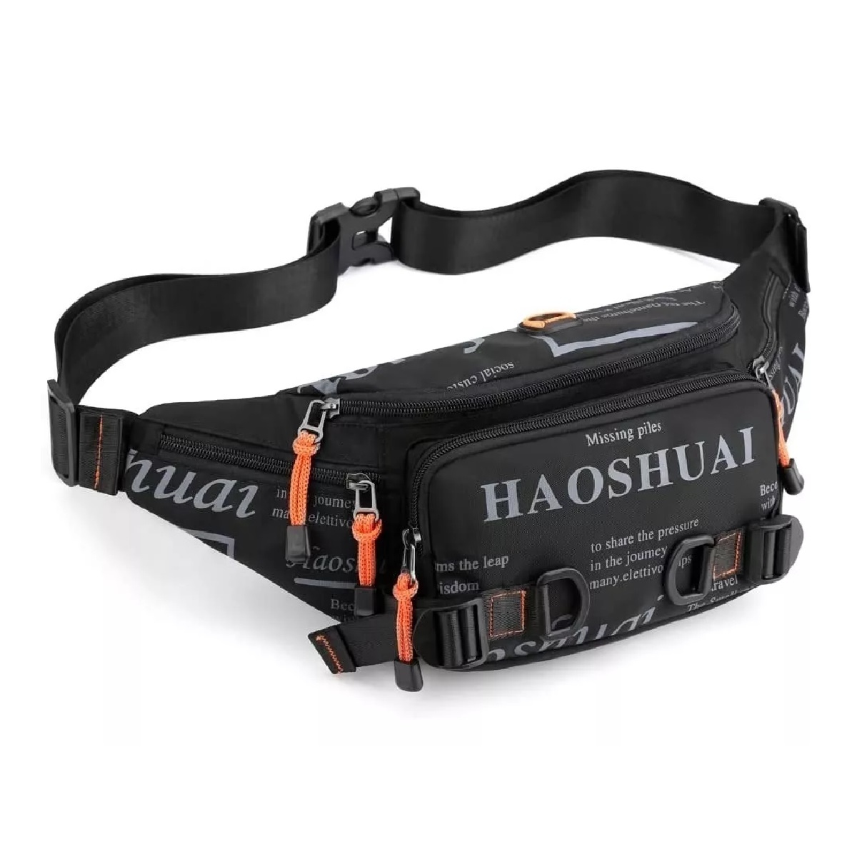 Pechera Riñonera Impermeable Hombre De Nailon Gran Capacidad