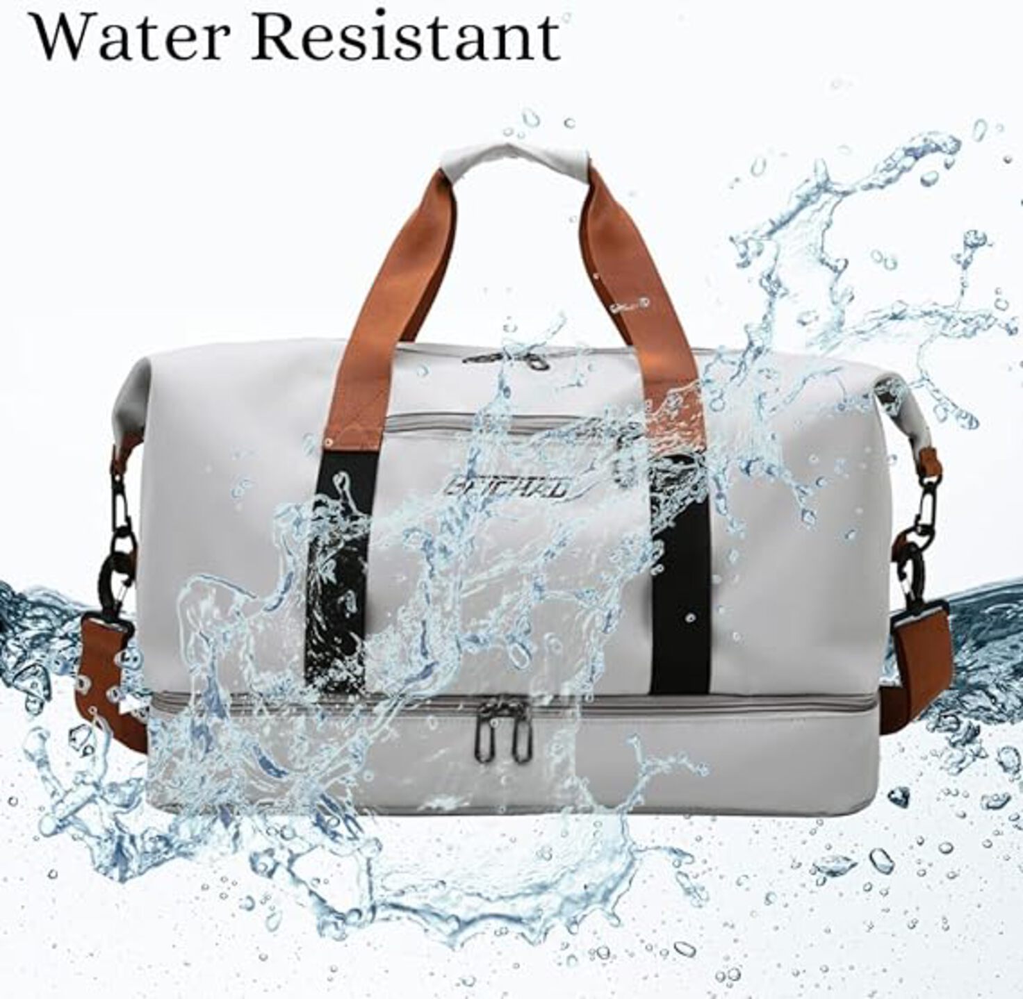 Maleta Deportiva Bolsa Gym Viaje Mochila Fitness Bag Color GRIS.