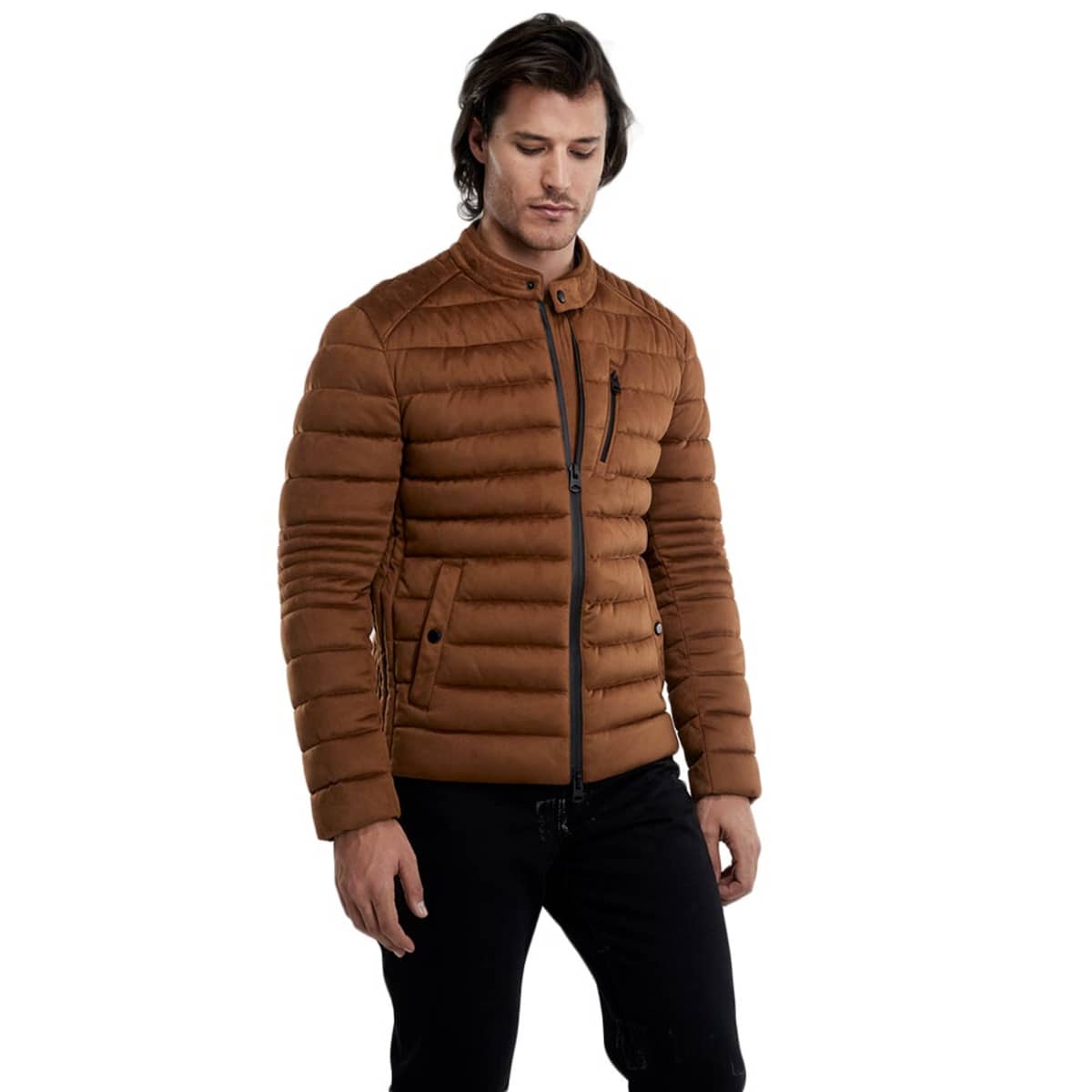 Chamarra D.E.E.P. Selection color camel para hombre, mod. 1097556
