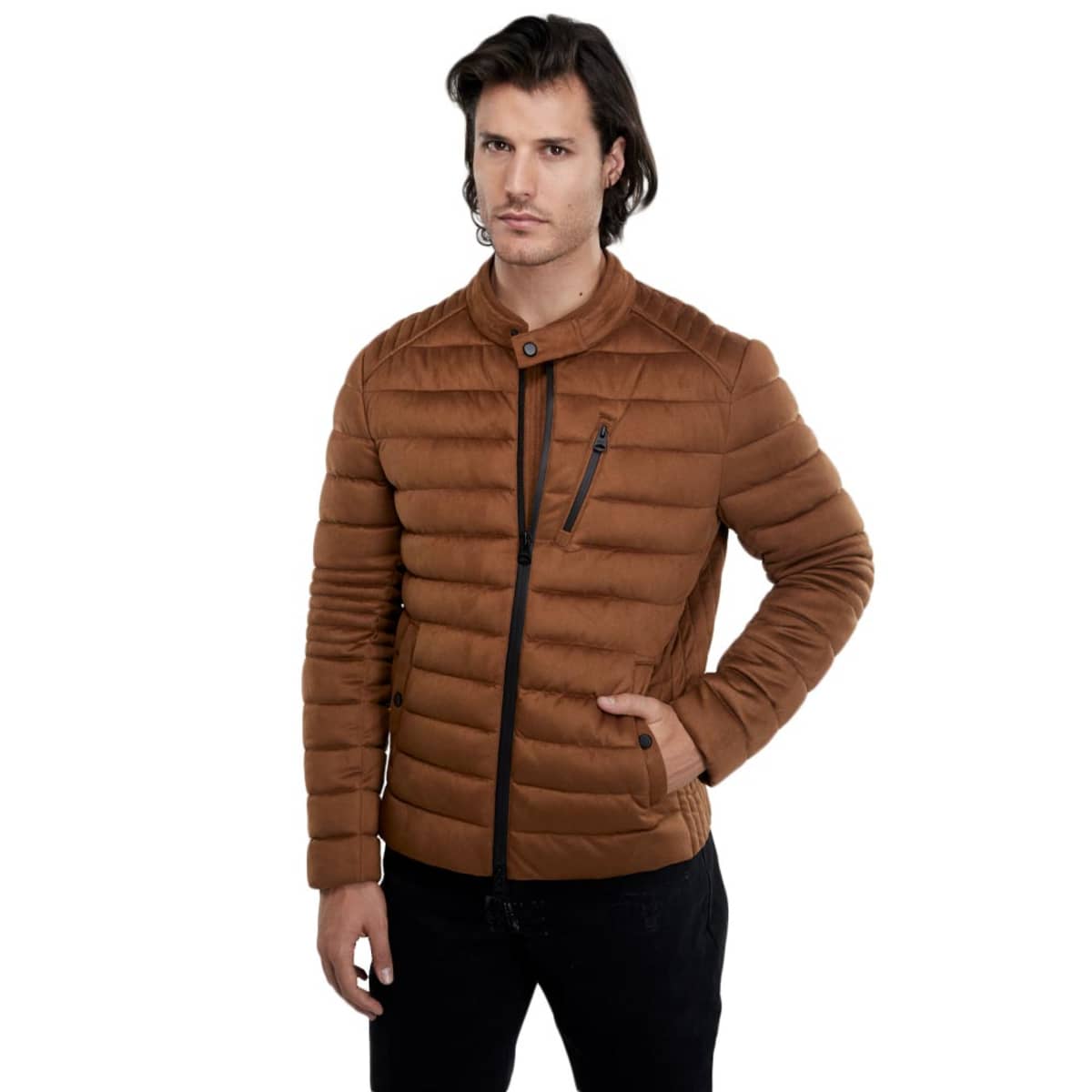 Chamarra D.E.E.P. Selection color camel para hombre, mod. 1097556