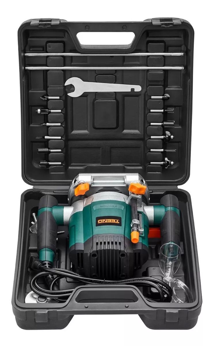 Router Teeno 60085 1200w 110v Con 12 Accesorios