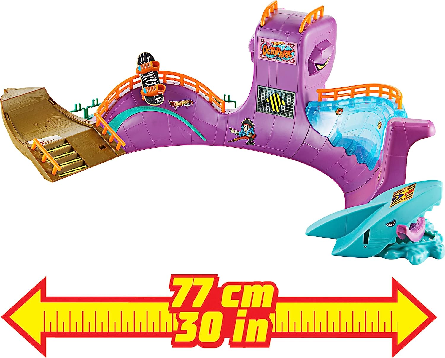 Hot Wheels Skate Pista de Juguete Skatepark de Pulpo OCTOPARK