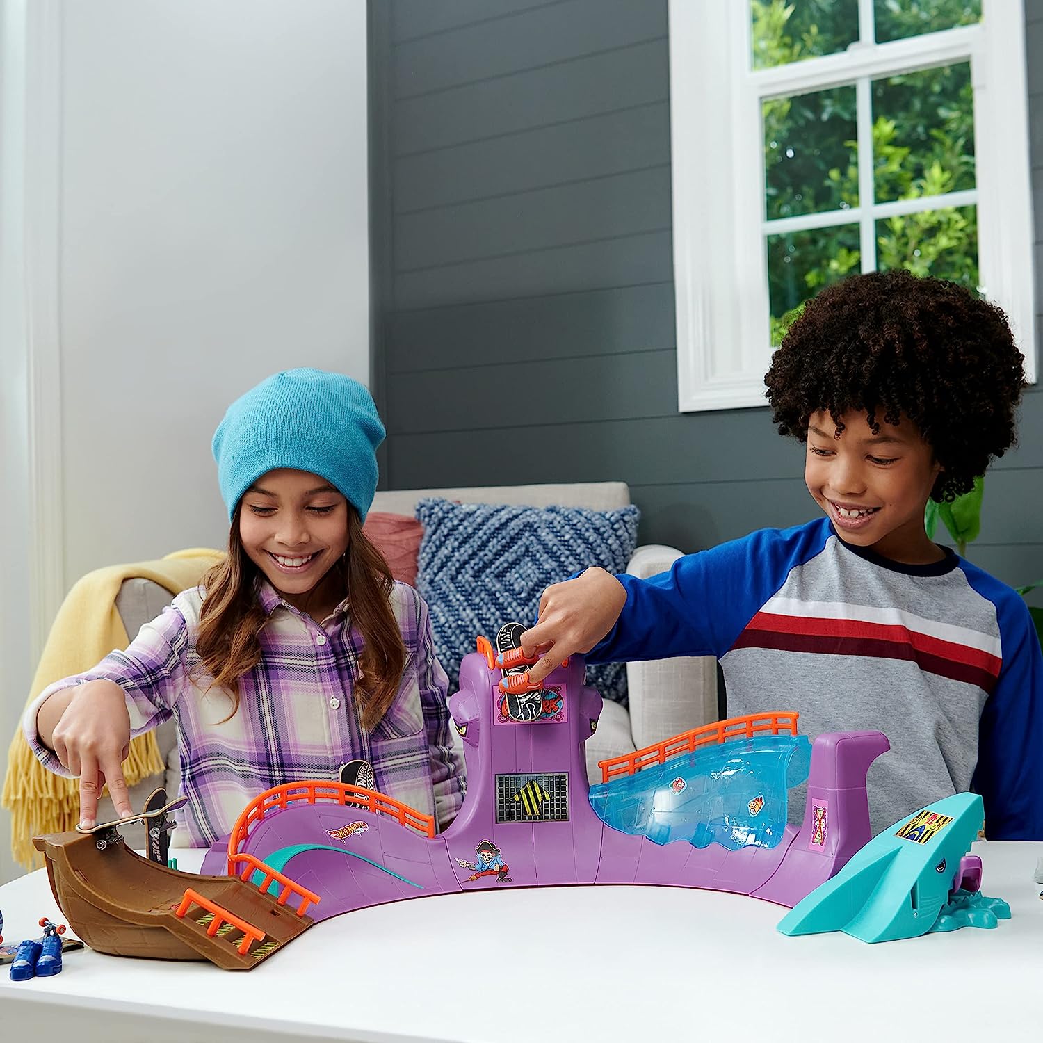 Hot Wheels Skate Pista de Juguete Skatepark de Pulpo OCTOPARK