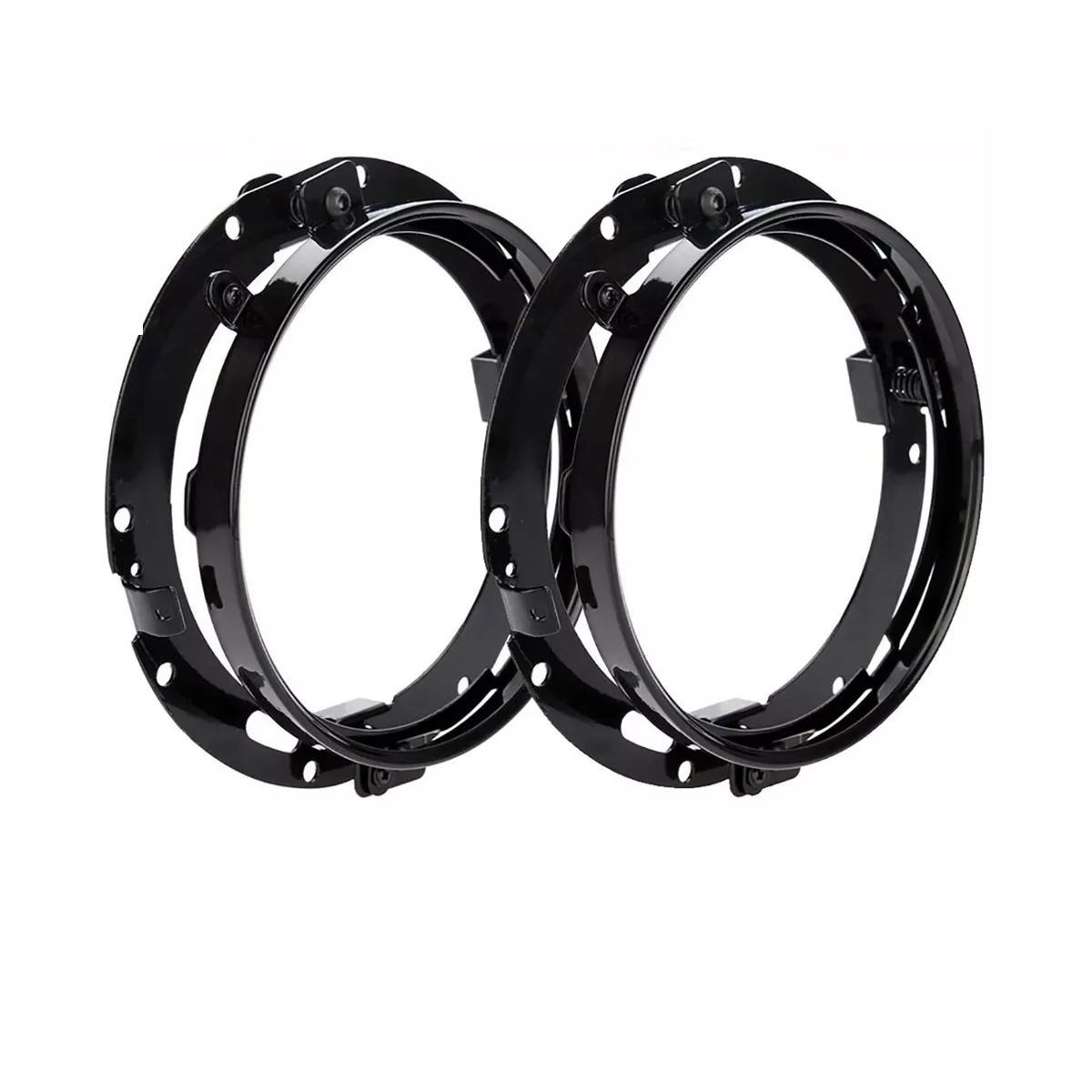 Par Base Para Faro Universal Jeep Vw Vocho 7 Pulgadas Metal