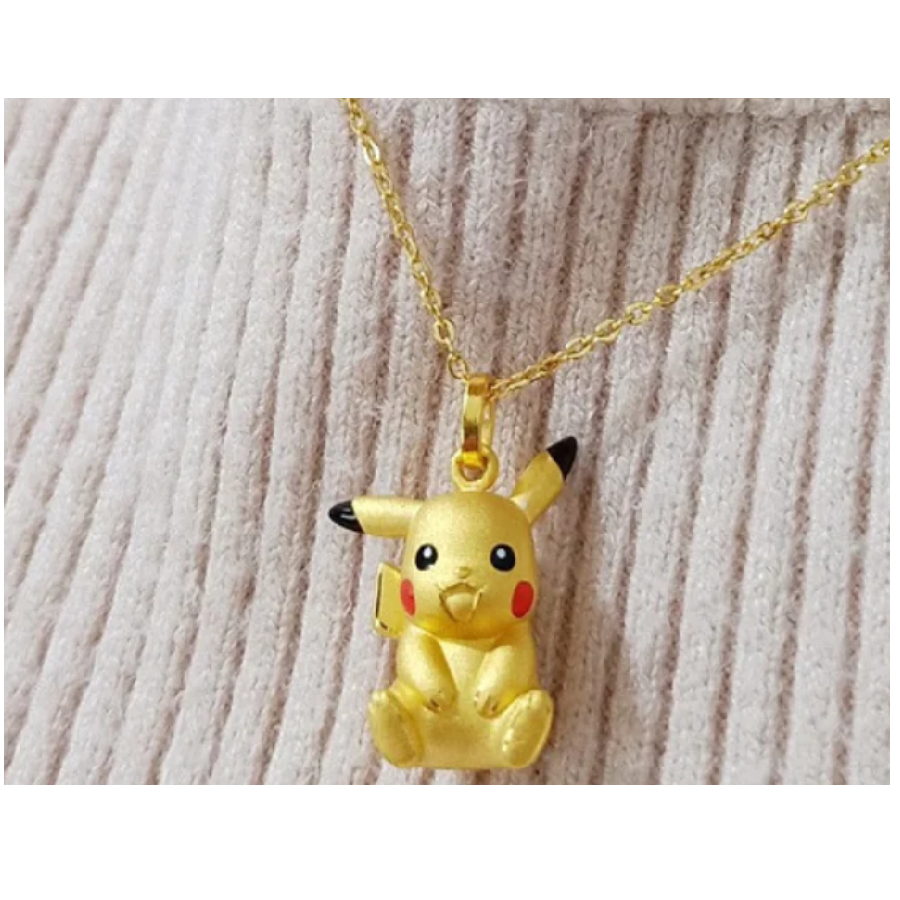 Collar Dije Pikachu Pokemon Alta Calidad