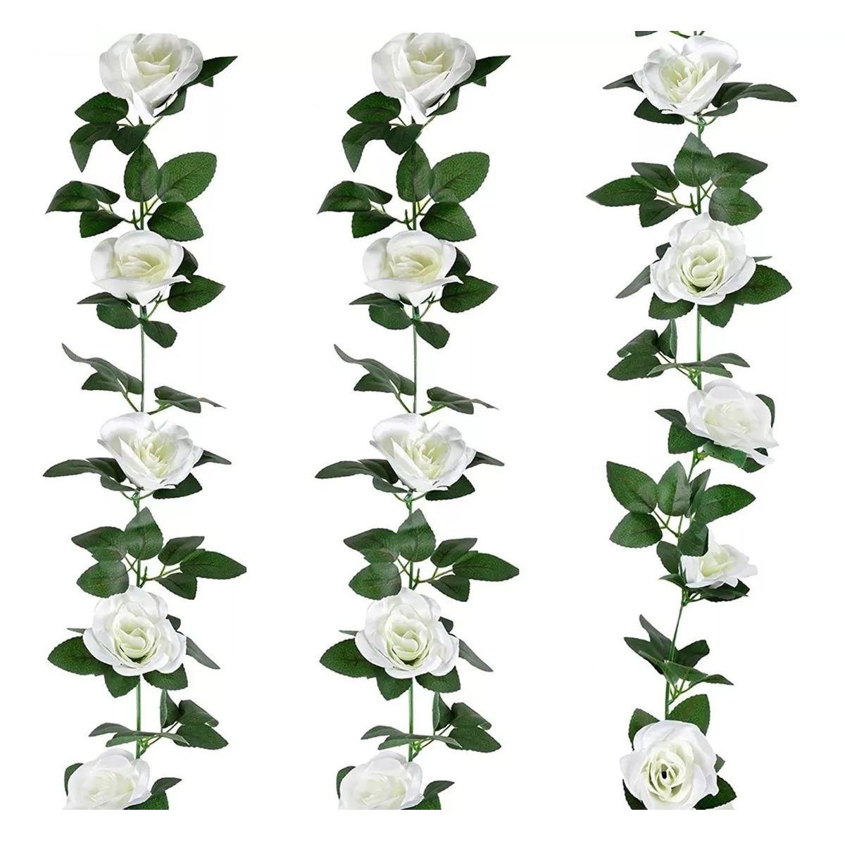 Juego 12 Enredaderas Artificiales Plantas Colgantes, Talla Grande