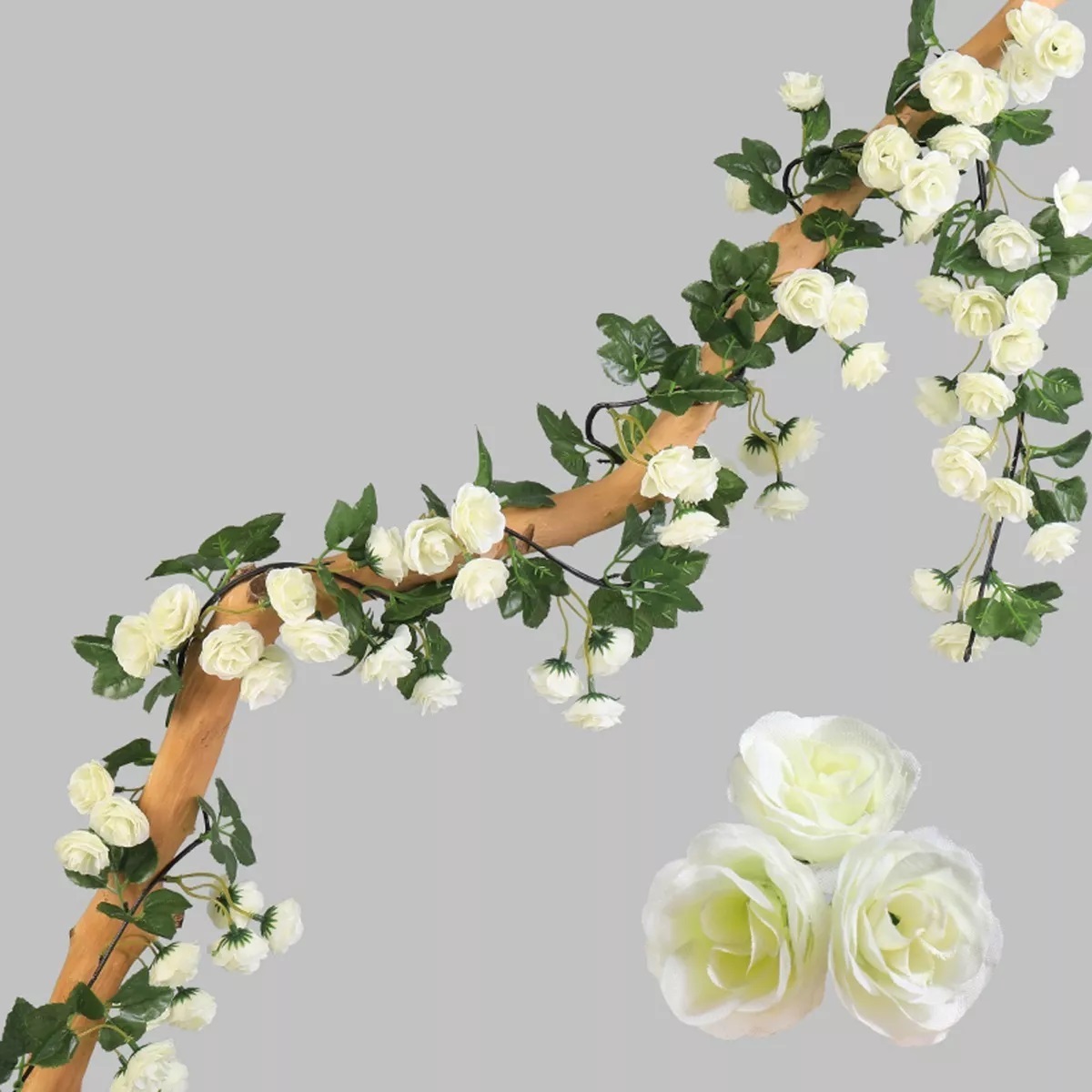 Juego 12 Enredaderas Artificiales Plantas Colgantes, Talla Grande