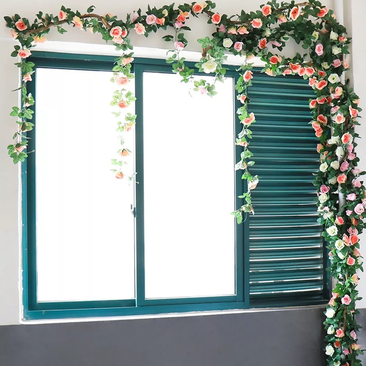 Juego 12 Enredaderas Artificiales Plantas Colgantes, Talla Grande