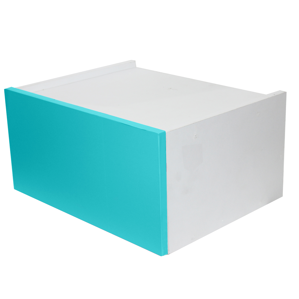 Mesa Mueble Flotante Incluye Luz Led Buro Moderno con Ensamblado y Estilo Color Azul Aqua.