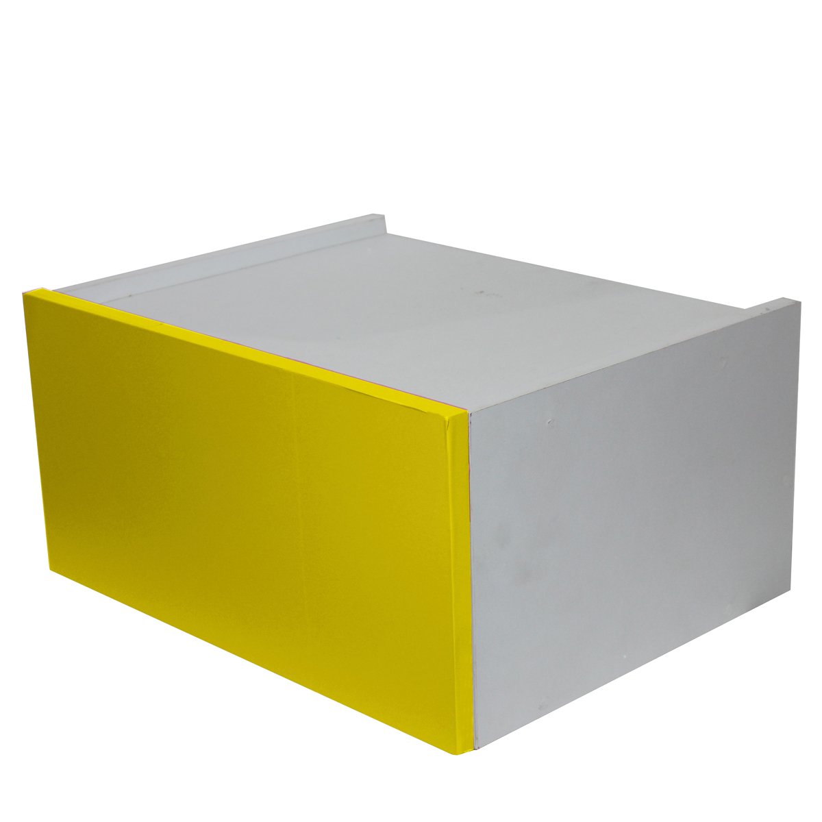 Mesa Mueble Flotante Incluye Luz Led Buro Moderno con Ensamblado y Estilo Color Amarillo.