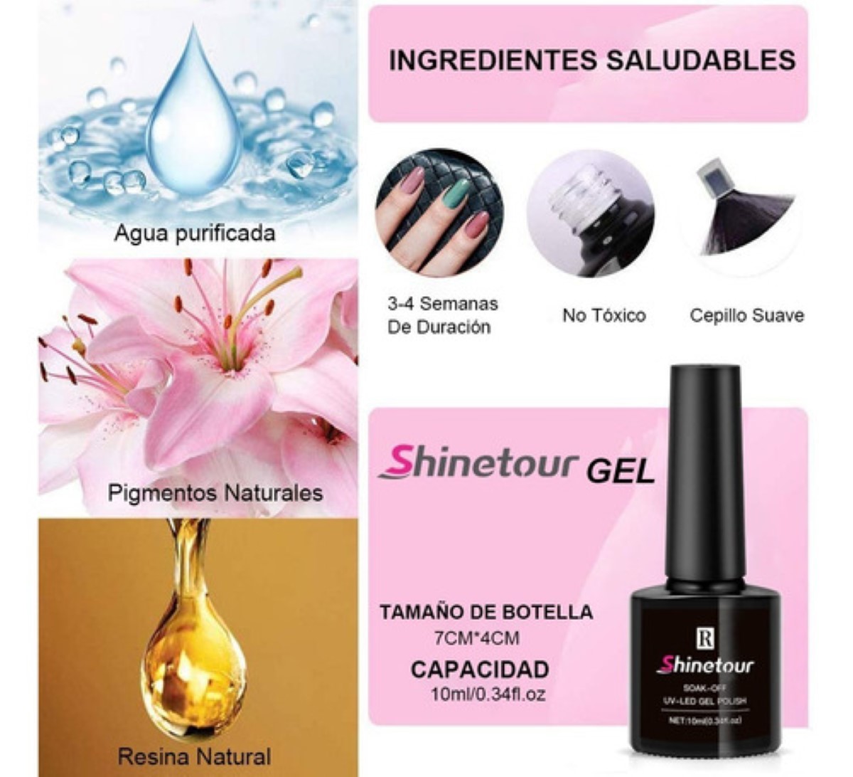 Esmaltes Uñas Gel Uñas Efecto Ojo Gato 3d+doble Iman,6 Uds Gel de ojo de gato