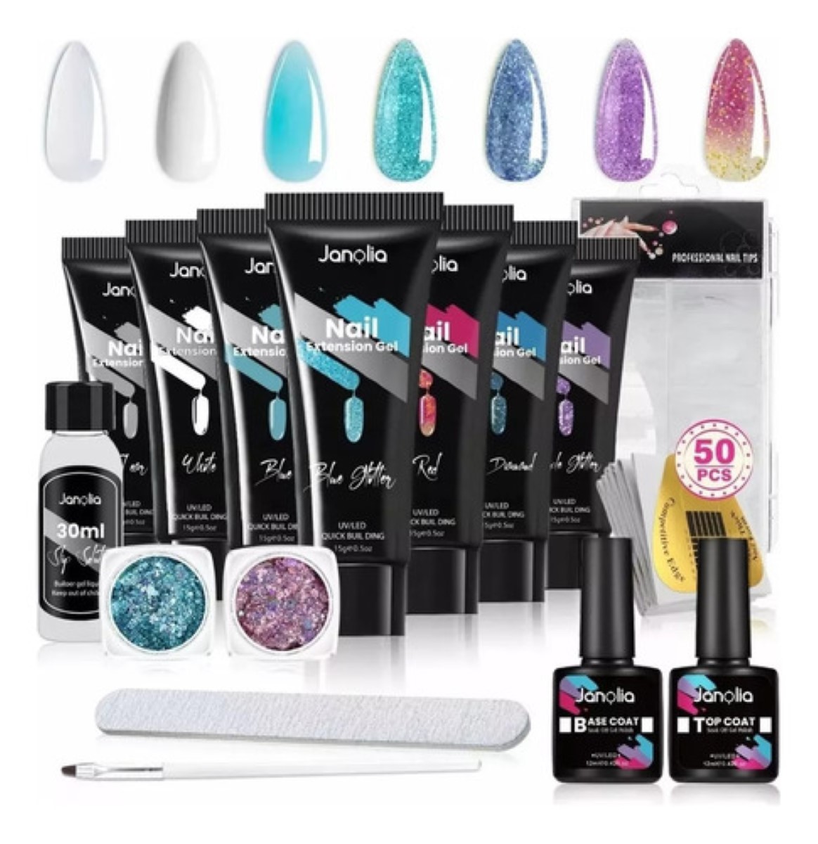 Kits Para Uñas Polygel De Acrilicas Extensión Decoracion